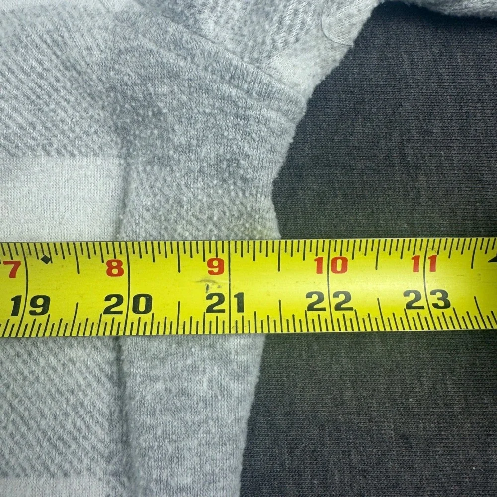 Members Mark Favorite Plaid Top Grey White Buffalo Check Button Down FS-2001 L - Picture 6 of 8